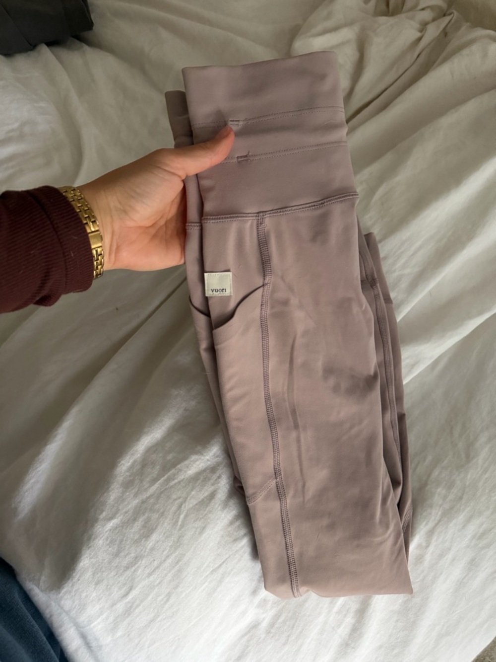 Vuori mauve high-waist leggings